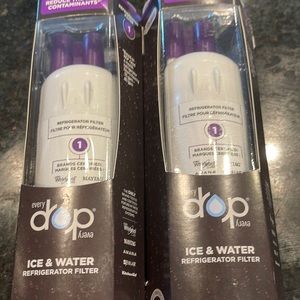 Whirlpool ice:water filters. New   Each 25. 2 available. Make offer